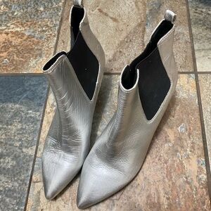 Sam Edelman Silver Boots